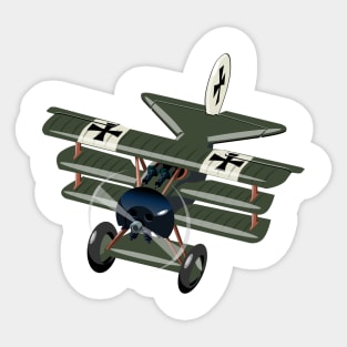 Cartoon retro fighter Sticker